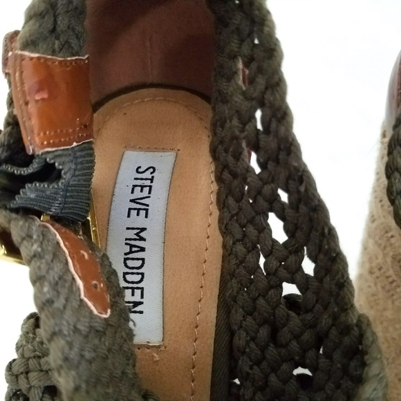 Steve Madden Magestee Espadrille Wedge Size 9 1/2 - Picture 3 of 7